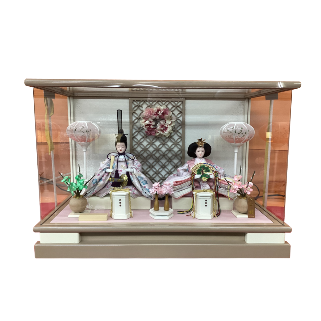 吉福　アクリルケース　親王飾り