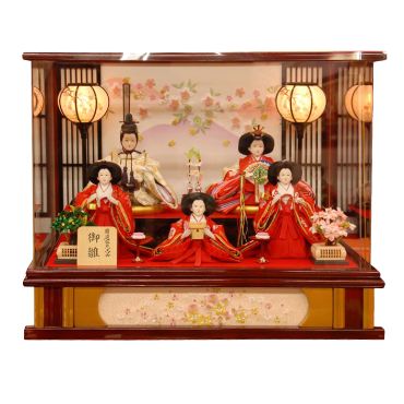 陽菜　アクリルケース　五人飾り