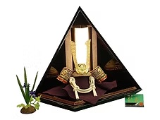 東玉　長鍬形「彩宴」兜飾り